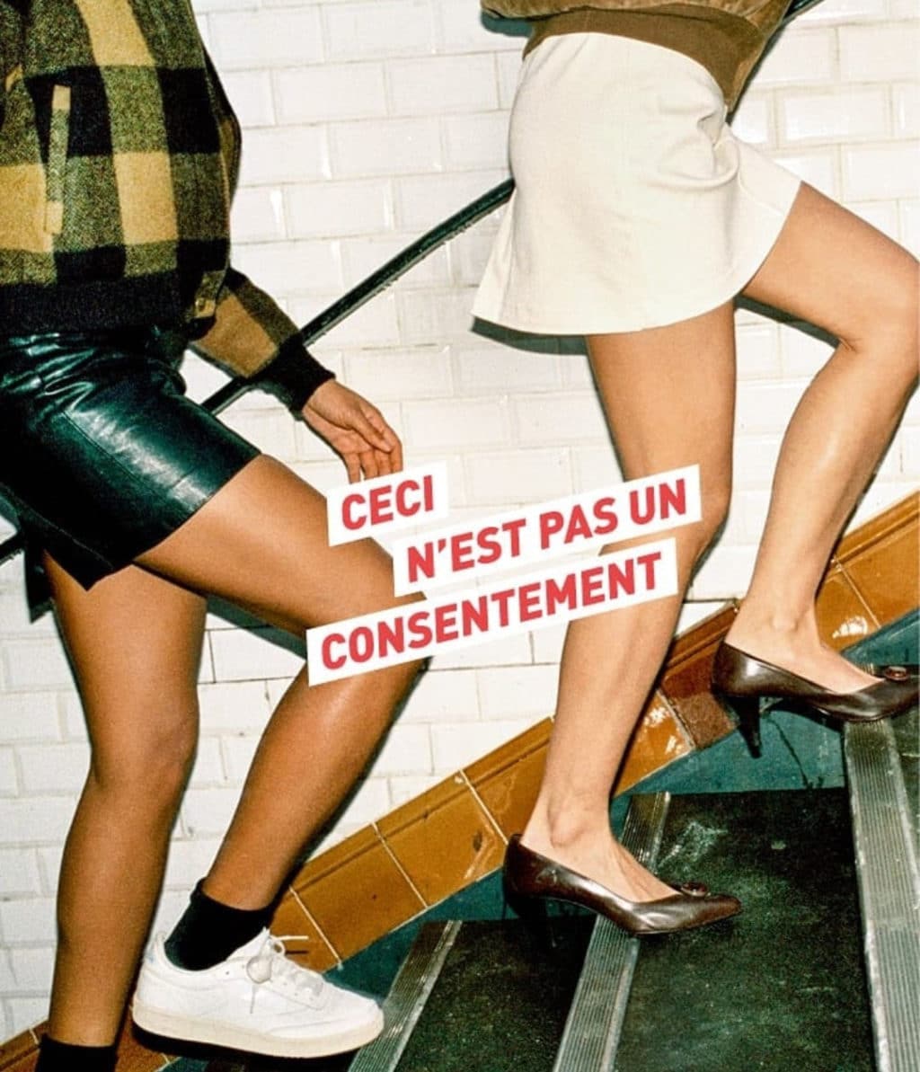 Campagne This is Not Consent Hands Away Paris