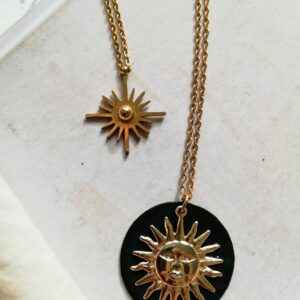 collier être solaire or