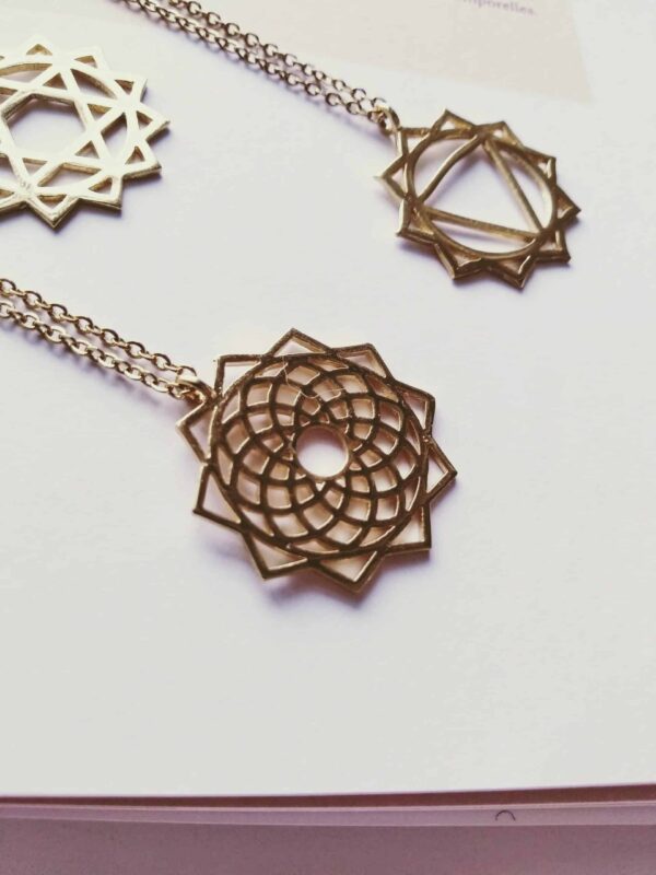 Collier chakra couronne