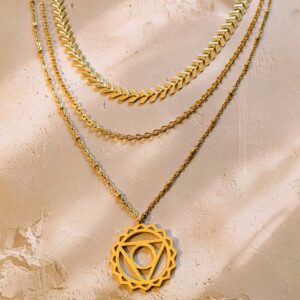 collier 7 chakras or femme (2)