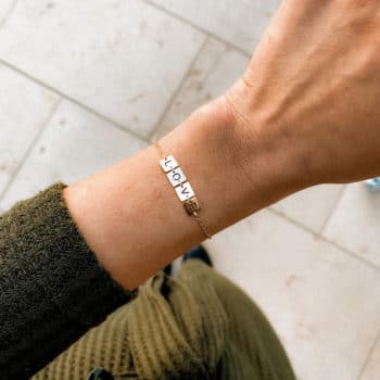 bracelet message amour