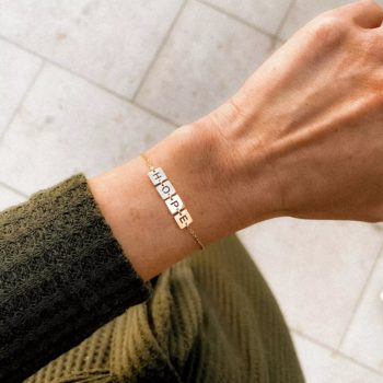 bracelet message espoir