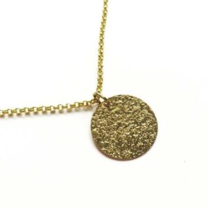 collier medaille or