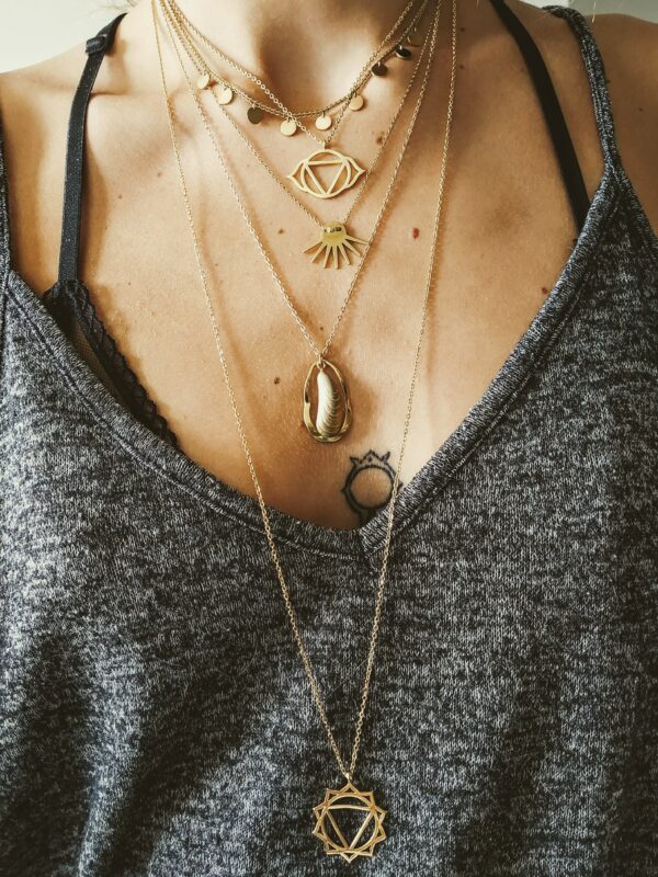 Happiness Boutique Femmes Collier Multi Cercle En Couleur Or | Collier