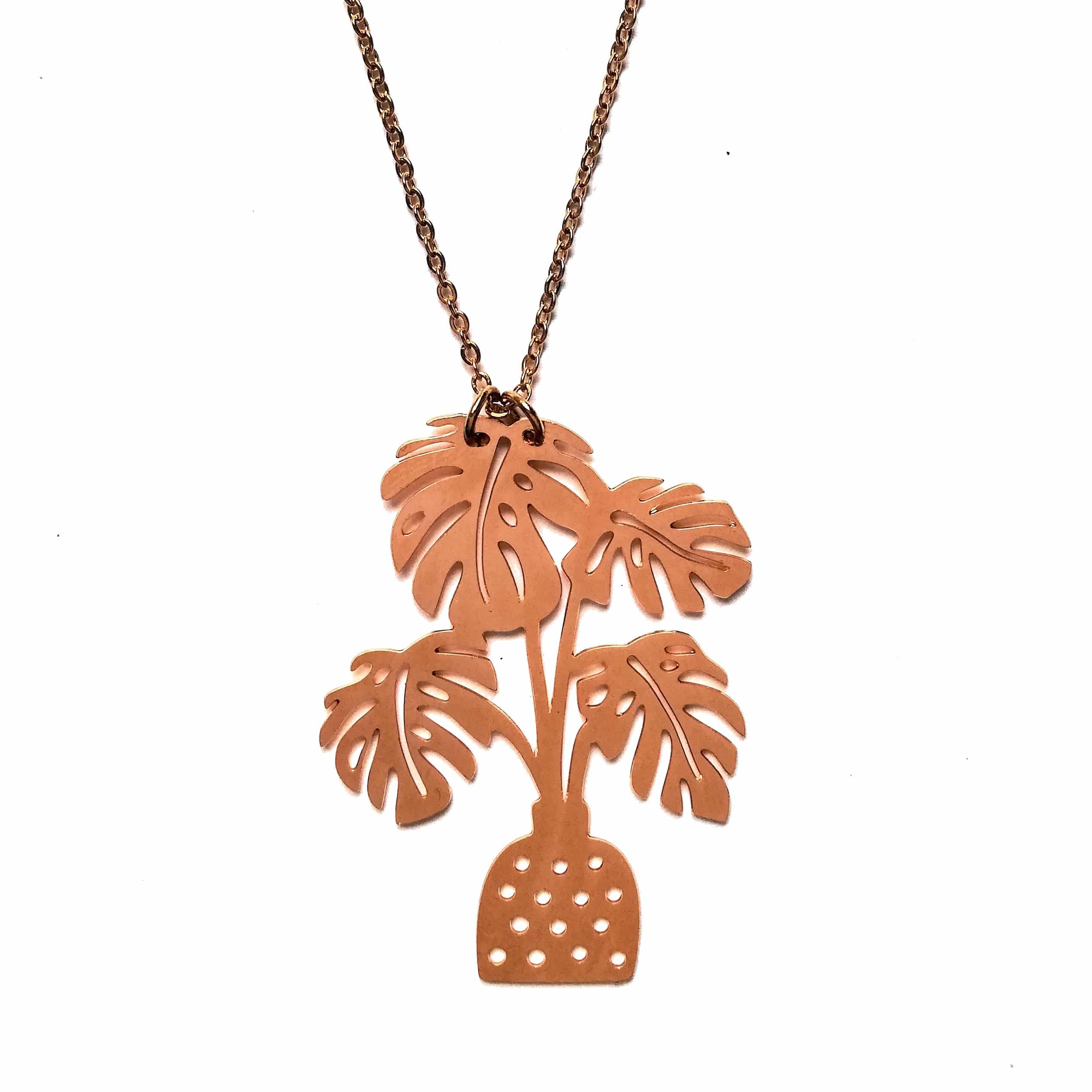 collier monstera or