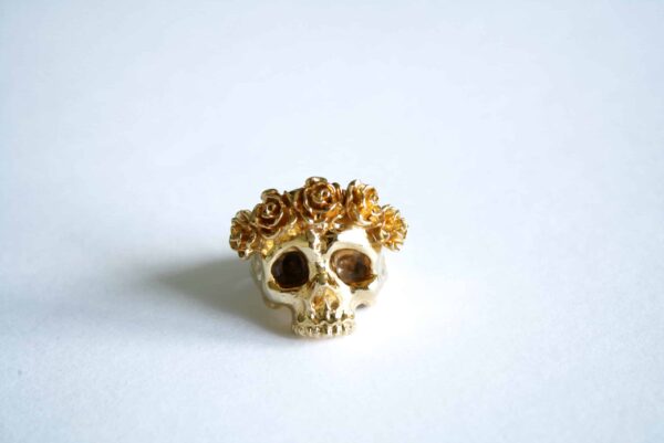 bague tête de mort femme