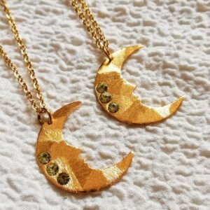 collier lune renouveau