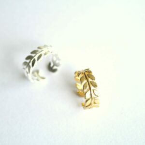 bague feuille de laurier