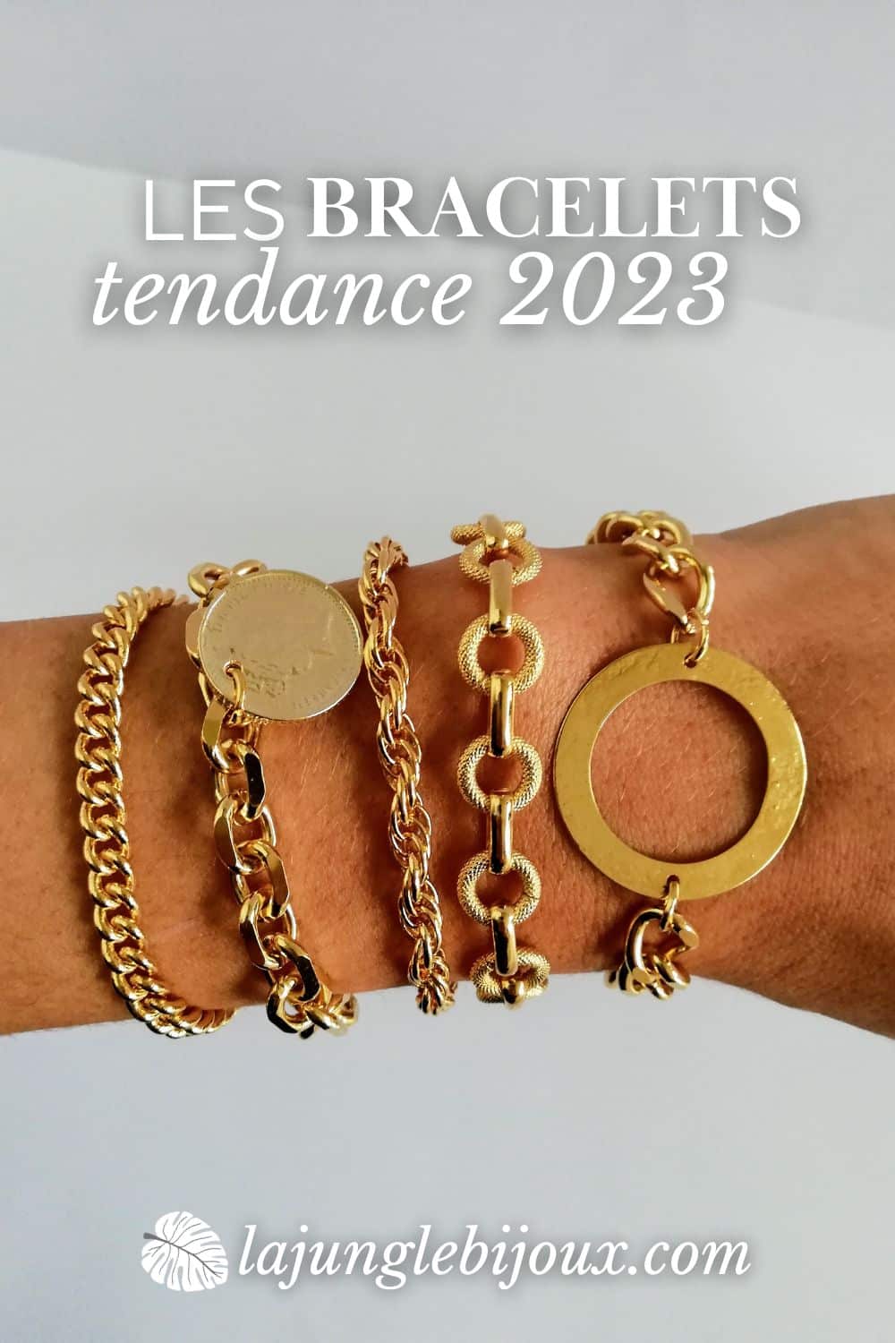 les bracelets tendance 2023 bijoux or femme