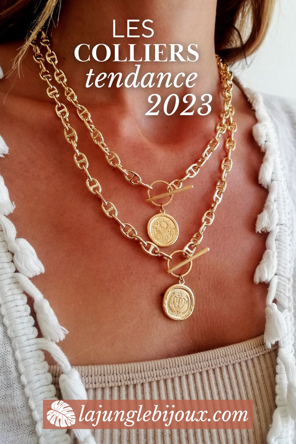 les colliers tendance hiver 2023 bijoux or femme