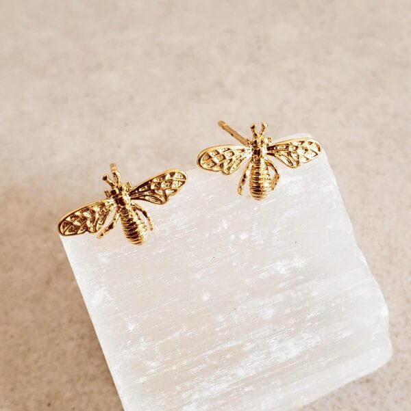 boucles d'oreilles abeilles puces bijoux de protection