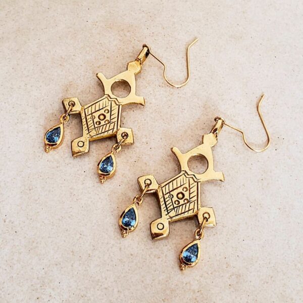 boucles d'oreilles croix du sud touareg femme
