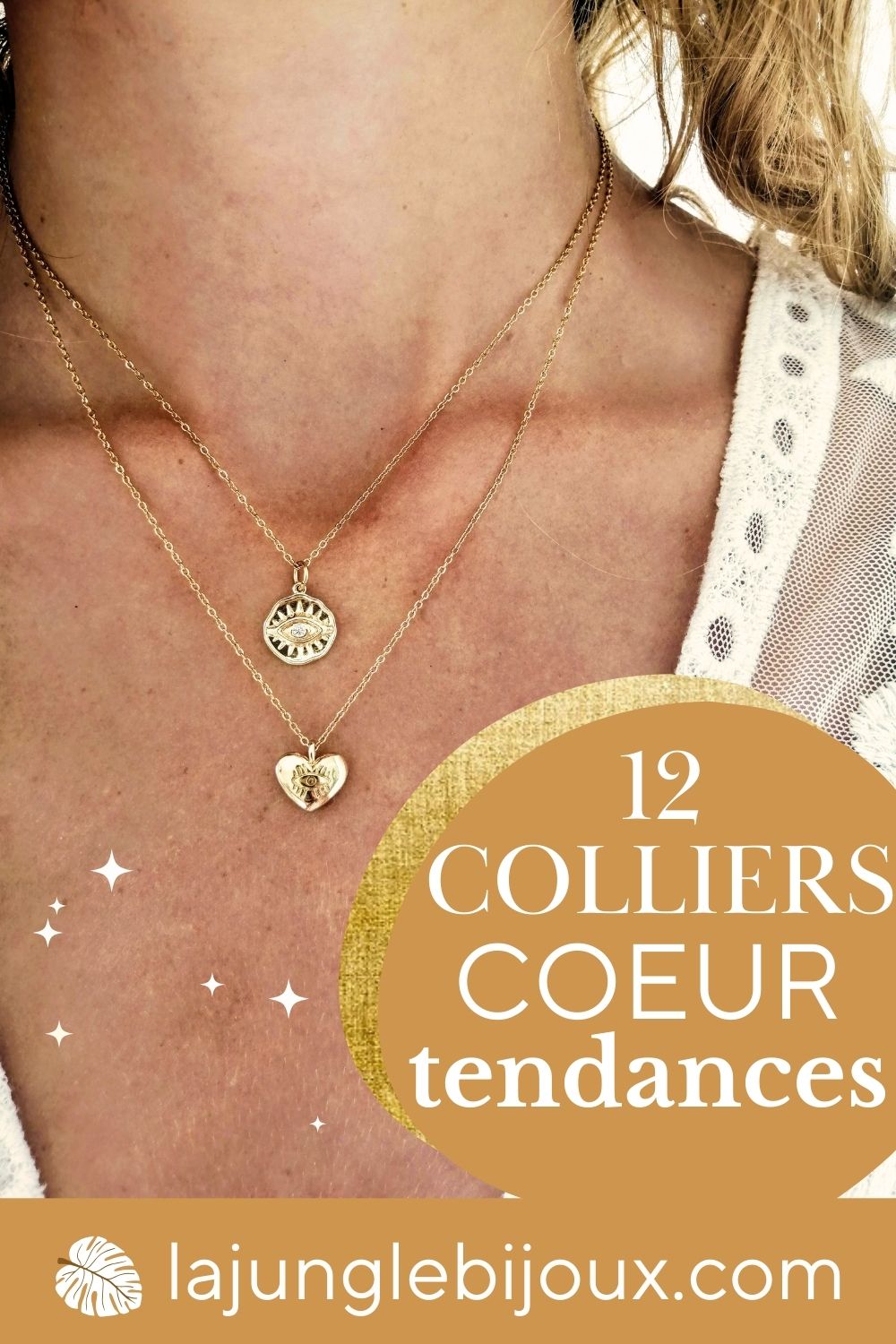 12 colliers coeur tendance