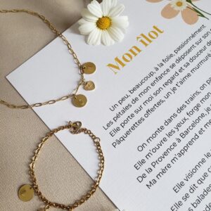 idée cadeau naissance maman et fête des mères bijoux lettres personnalisé