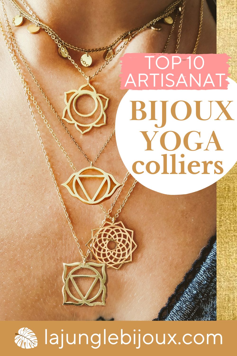 bijoux yoga colliers