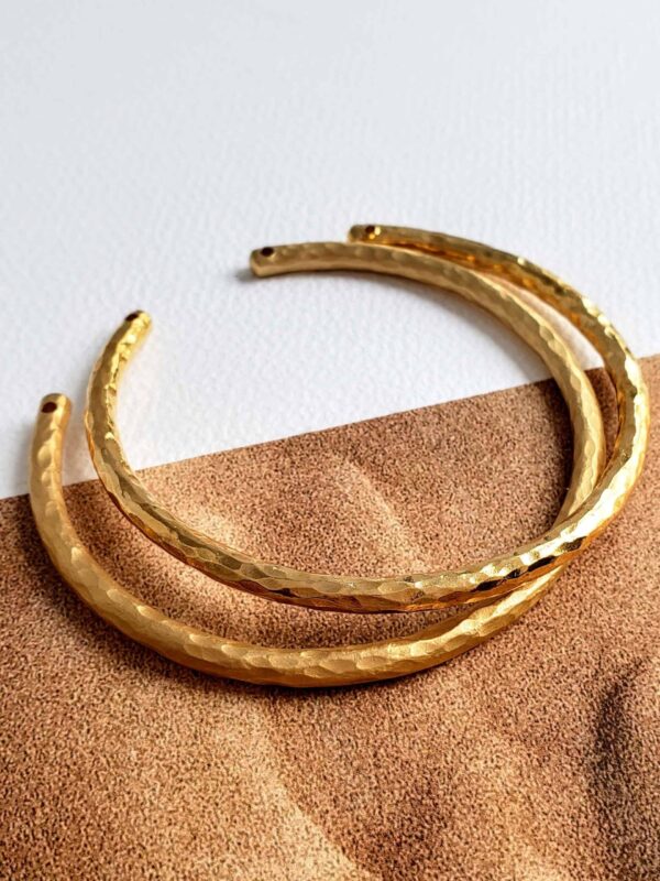 duo bracelet jonc or unisexe
