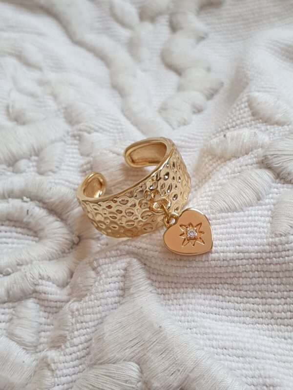 bague pendentif coeur