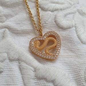 collier coeur serpent kundalini spiritualité