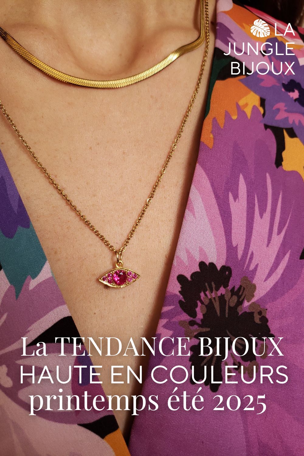 La tendance bijoux haute en couleurs printemps été 2025