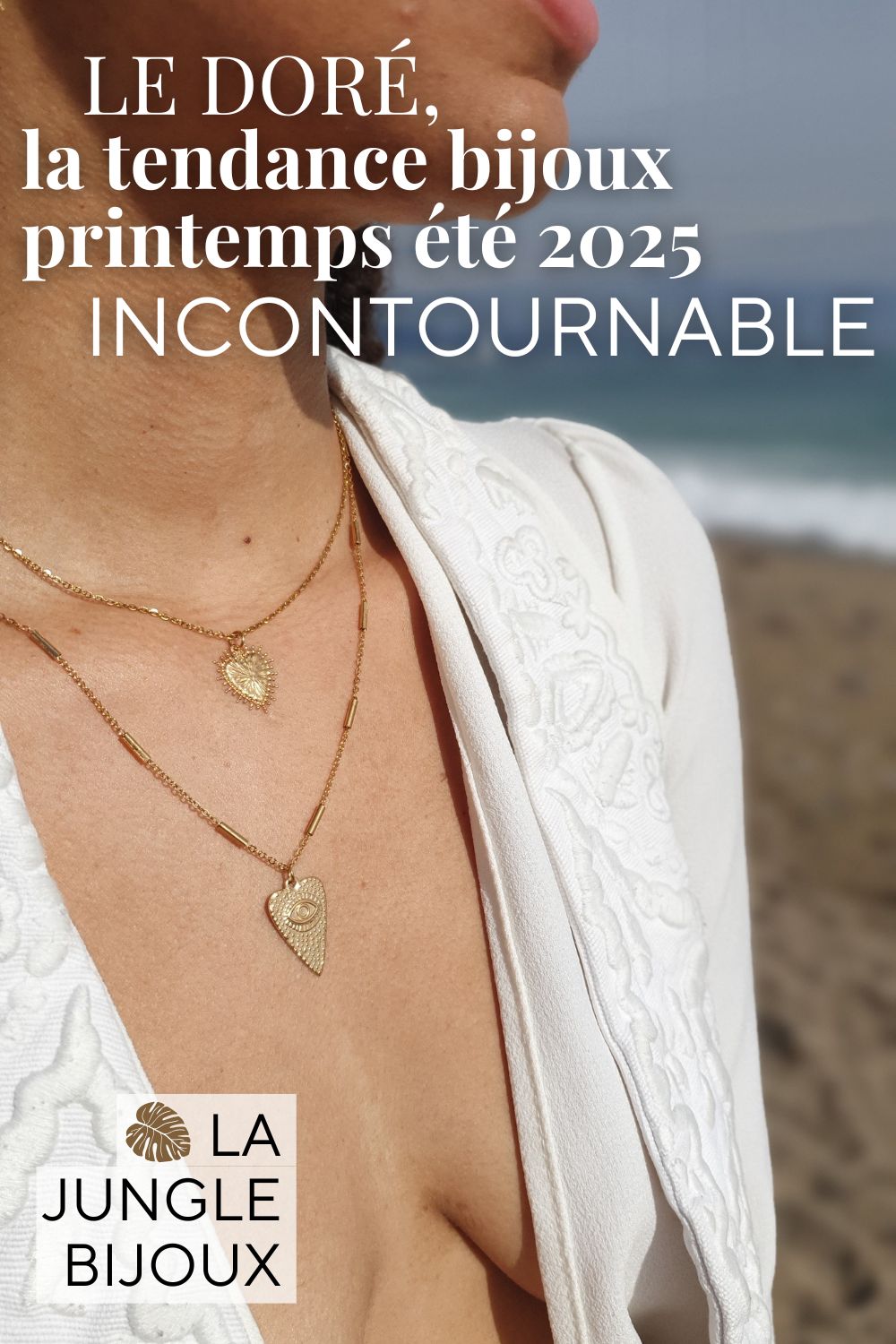 Le doré, la tendance bijoux printemps été 2025 incontournable