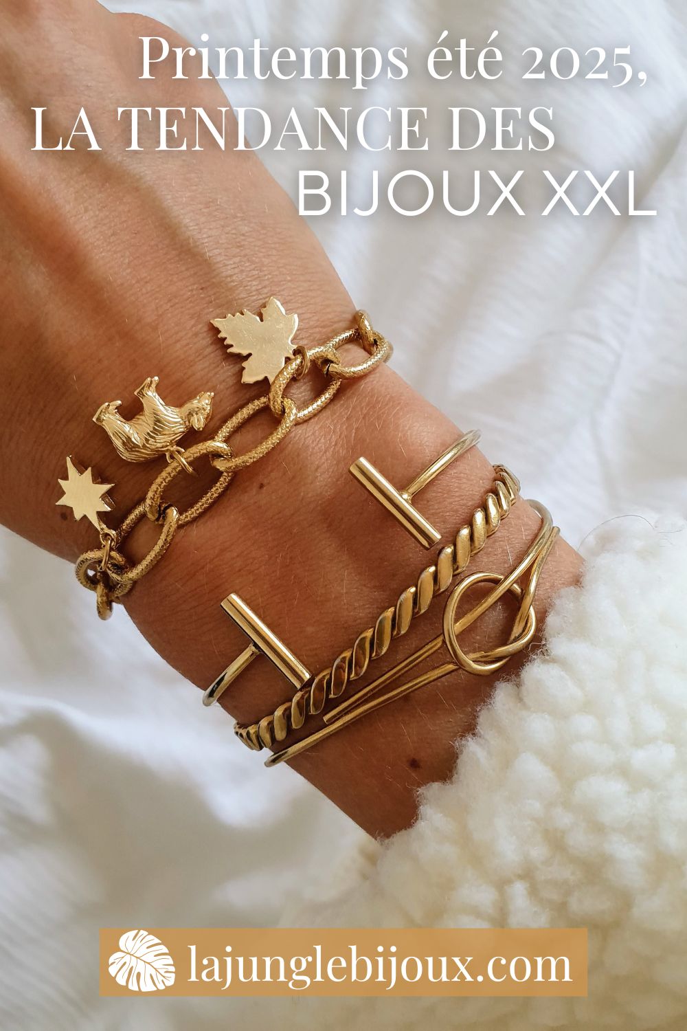 Printemps été 2025, la tendance des bijoux XXL