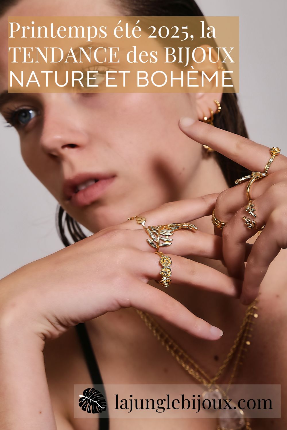 Printemps été 2025, la tendance des bijoux nature et bohème