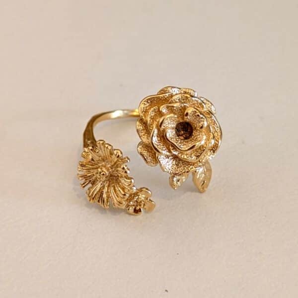 bague fleurie