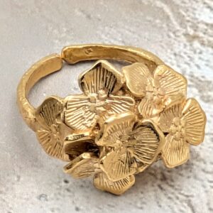 bague bouquet de fleurs
